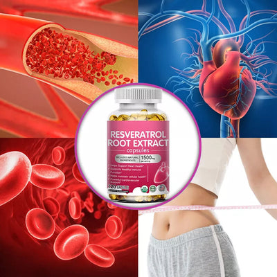 Anti-Aging Resveratrol Capsules – Boost Heart & Skin Health Naturally