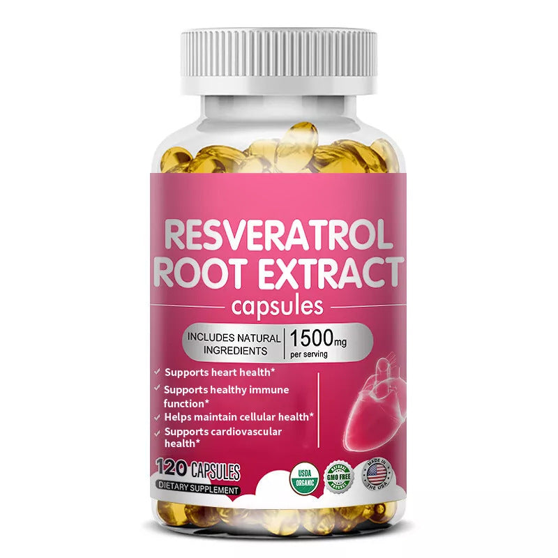 Anti-Aging Resveratrol Capsules – Boost Heart & Skin Health Naturally