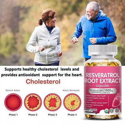 Anti-Aging Resveratrol Capsules – Boost Heart & Skin Health Naturally
