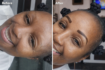 Eyebrow Tint Kit - Long-Lasting, Waterproof Brow Dye Gel Set | Smudge-Proof Brow Color